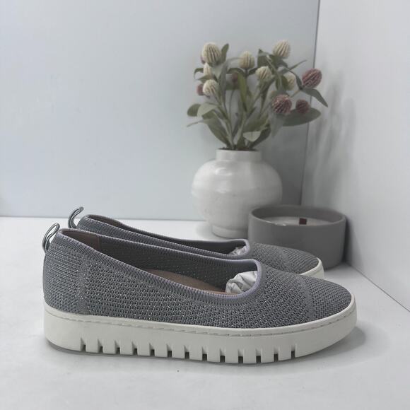 Vionic Uptown Skimmer Knit Fabric Slip-On Blue Mist/Silver Women's US 6.5 - Picture 3 of 8